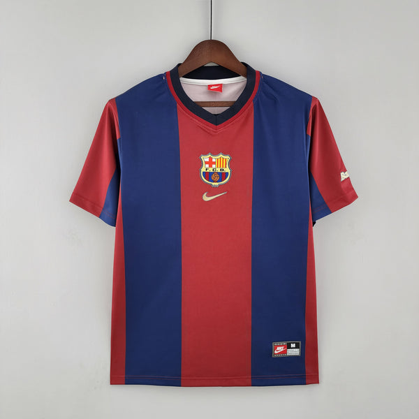 Camisa Nike Barcelona I - 1998/99 Retrô