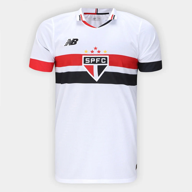 Camisa New Balance São Paulo I Masculina - 2024/25 - James (55)