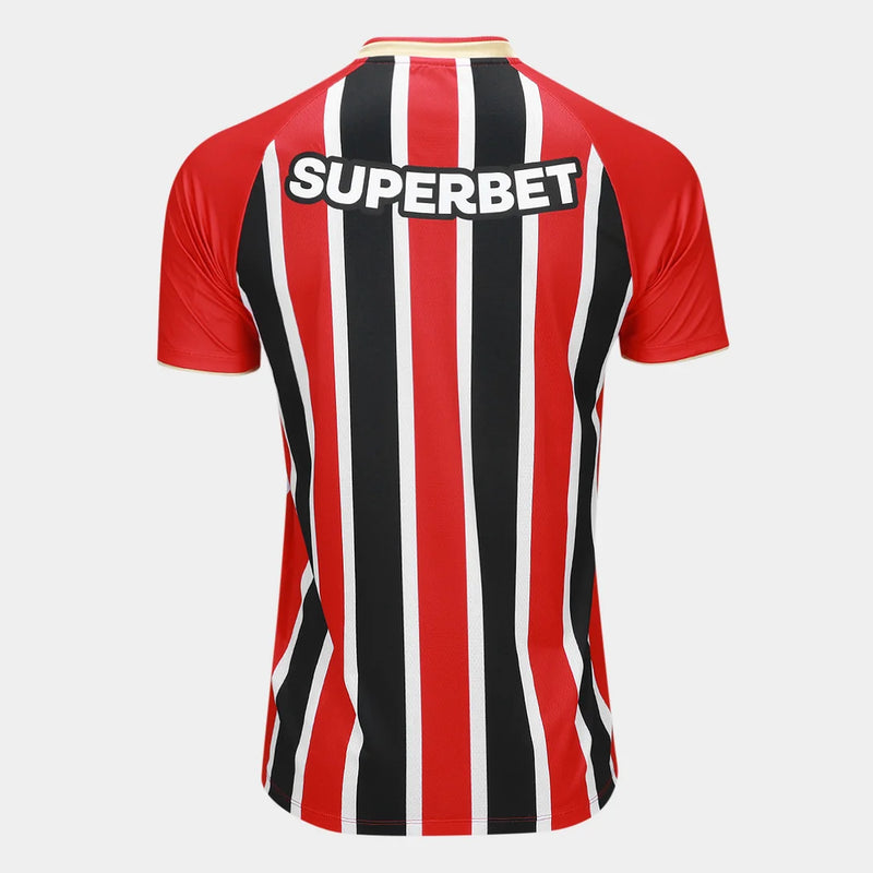 Camisa São Paulo II - 2025/26 Vermelha e Preta
