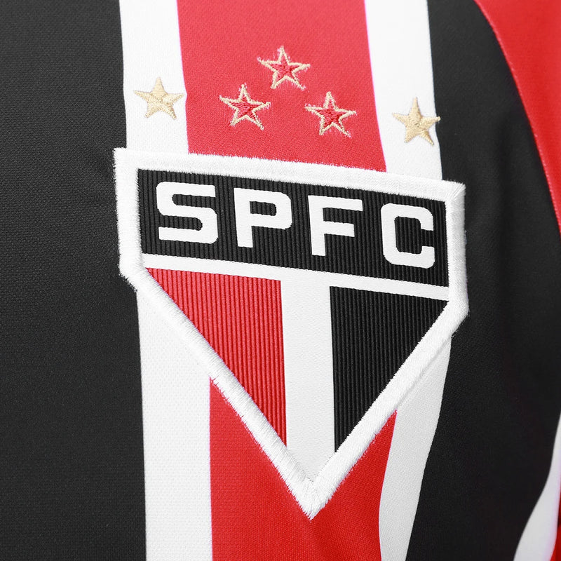 Camisa São Paulo II - 2025/26 Vermelha e Preta