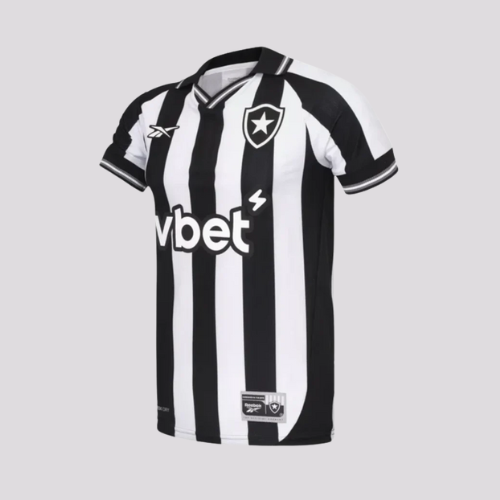 Camisa Botafogo I - 2025/26 Preta e Branca