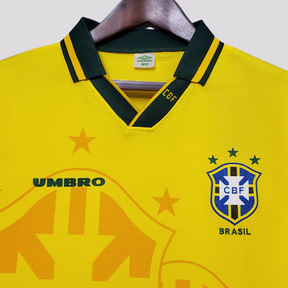 Camisa Brasil I - 1994 Retrô Tetra Copa do Mundo