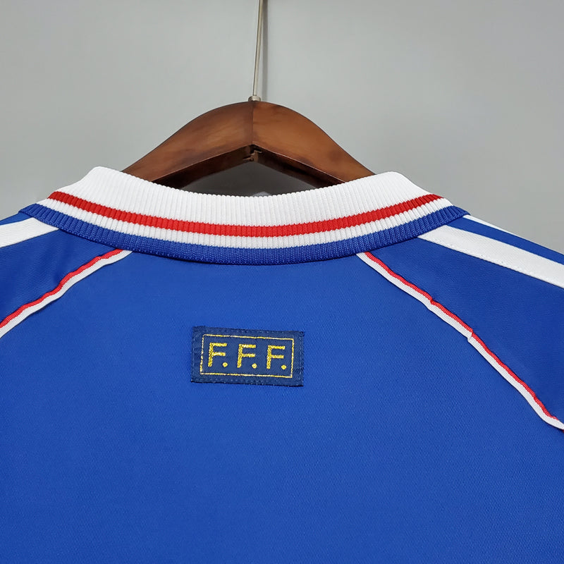 Camisa Adidas França I - 1998 Retrô