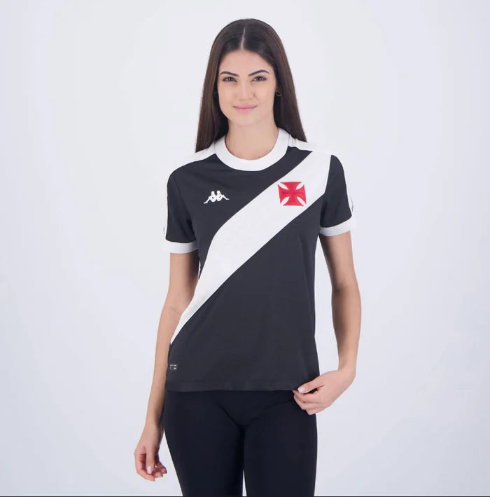 Camisa Feminina Vasco I - 2024/25 Preta