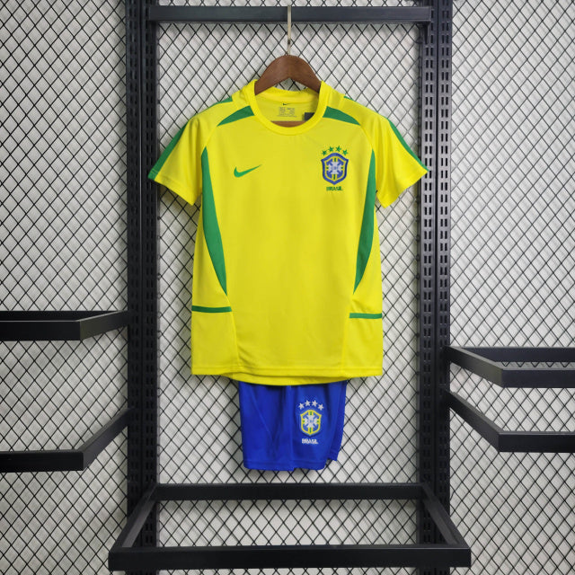 Kit Nike Brasil I - 2002 Infantil Retrô