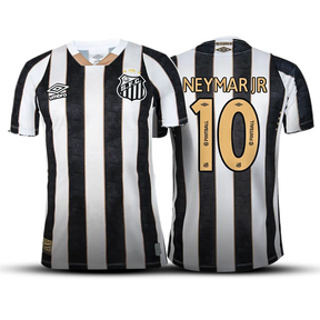 Camisa Neymar Santos II - 2024/25 Branca e Preta