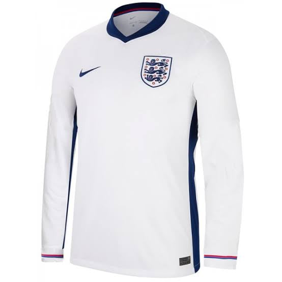 Camisa Manga Longa Inglaterra I - 2024/25 Branca