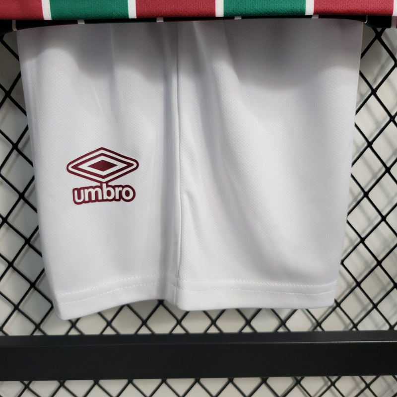 Kit Umbro Fluminense I - 2023/24 Infantil