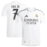Camisa Real Madrid I - 2024/25 - Vini Jr. N° 7