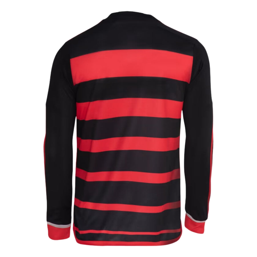 Camisa Manga Longa Flamengo I - 2024/25 Preta e Vermelha