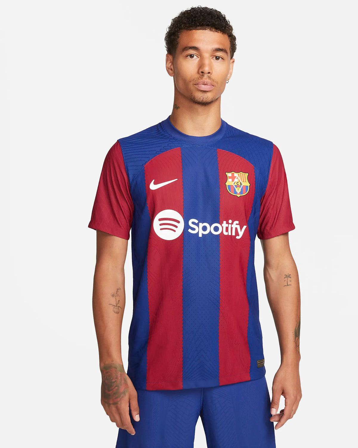 Camisa Barcelona I - 2023/24 Azul e Vermelha