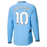 Camisa Manchester City I Manga Longa - 2024/25 - Grealish (10)