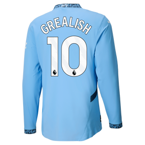 Camisa Manchester City I Manga Longa - 2024/25 - Grealish (10)