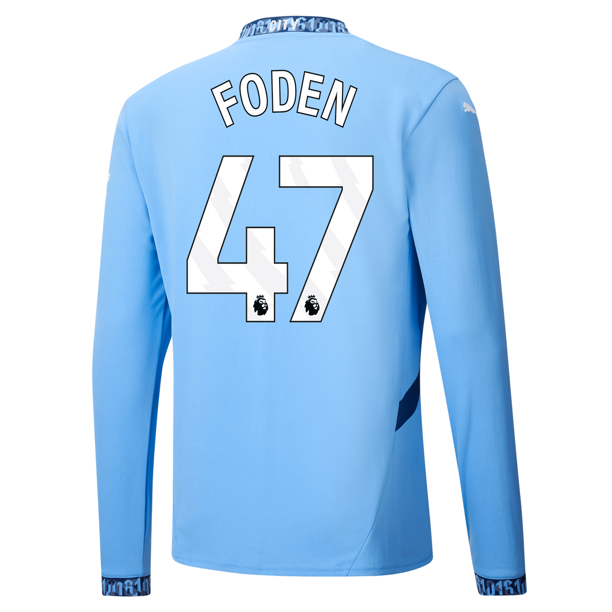 Camisa Manchester City I Manga Longa - 2024/25 - Foden (47)
