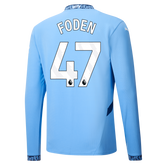 Camisa Manchester City I Manga Longa - 2024/25 - Foden (47)