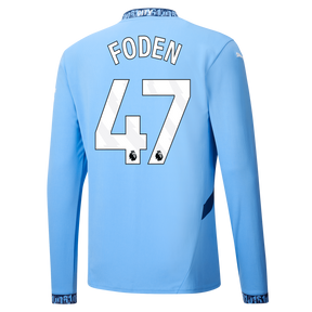 Camisa Manchester City I Manga Longa - 2024/25 - Foden (47)