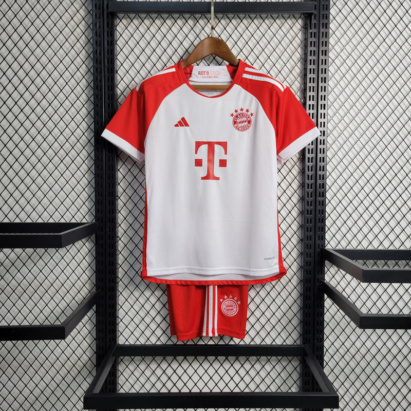 Kit Adidas Bayern Munich I - 2023/24 Infantil