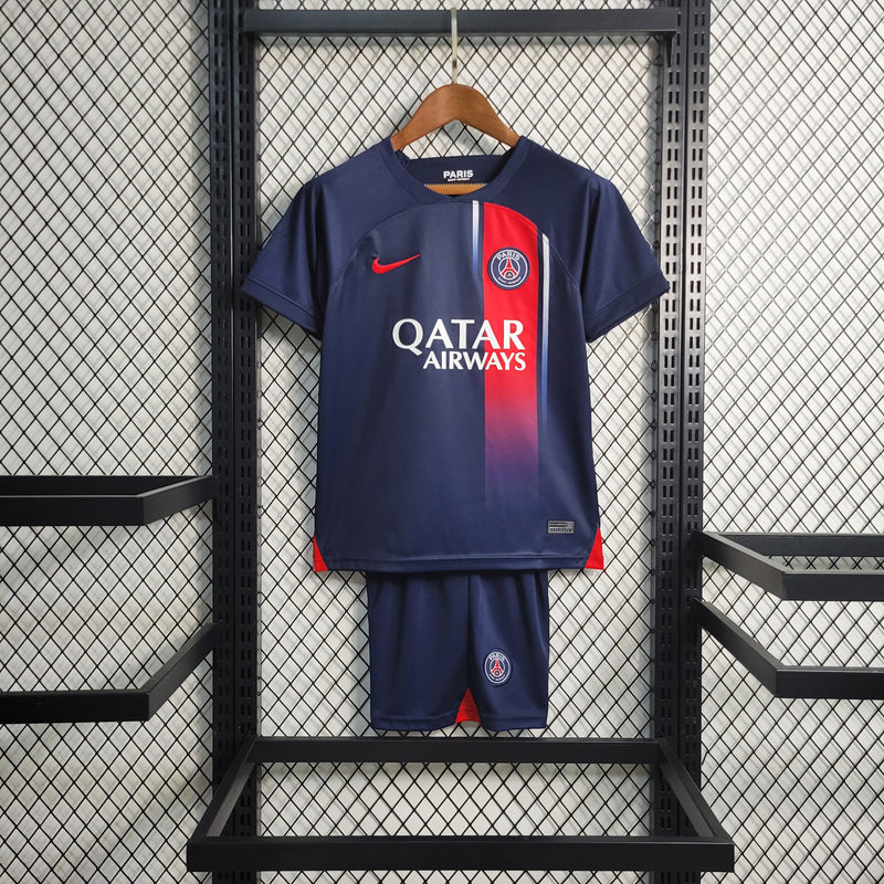 Kit Nike PSG I - 2023/24 Infantil