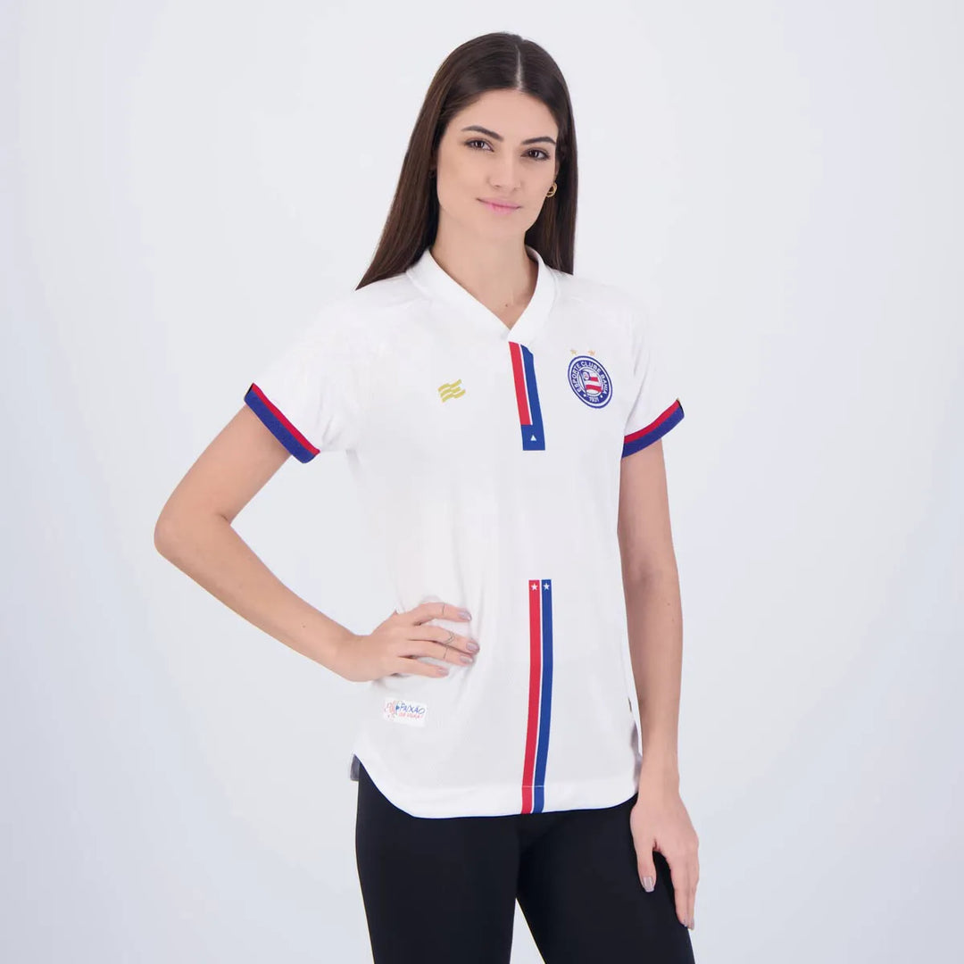 Camisa Feminina Bahia I - 2024/25 Branca