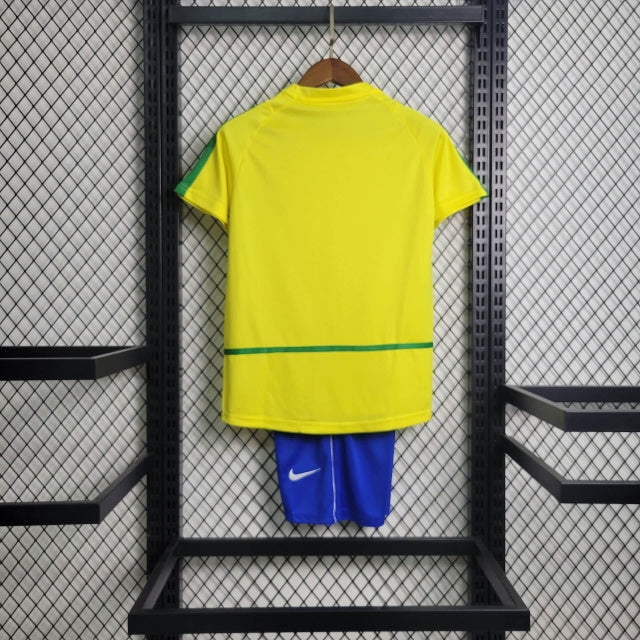 Kit Nike Brasil I - 2002 Infantil Retrô