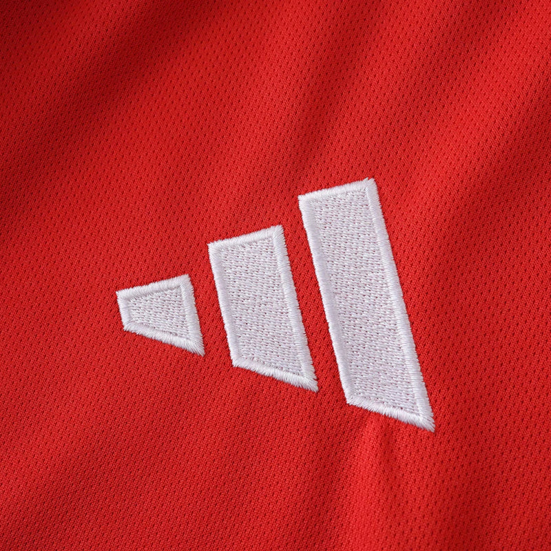 Camisa Internacional I - 2025/26 Com patrocínios Vermelha