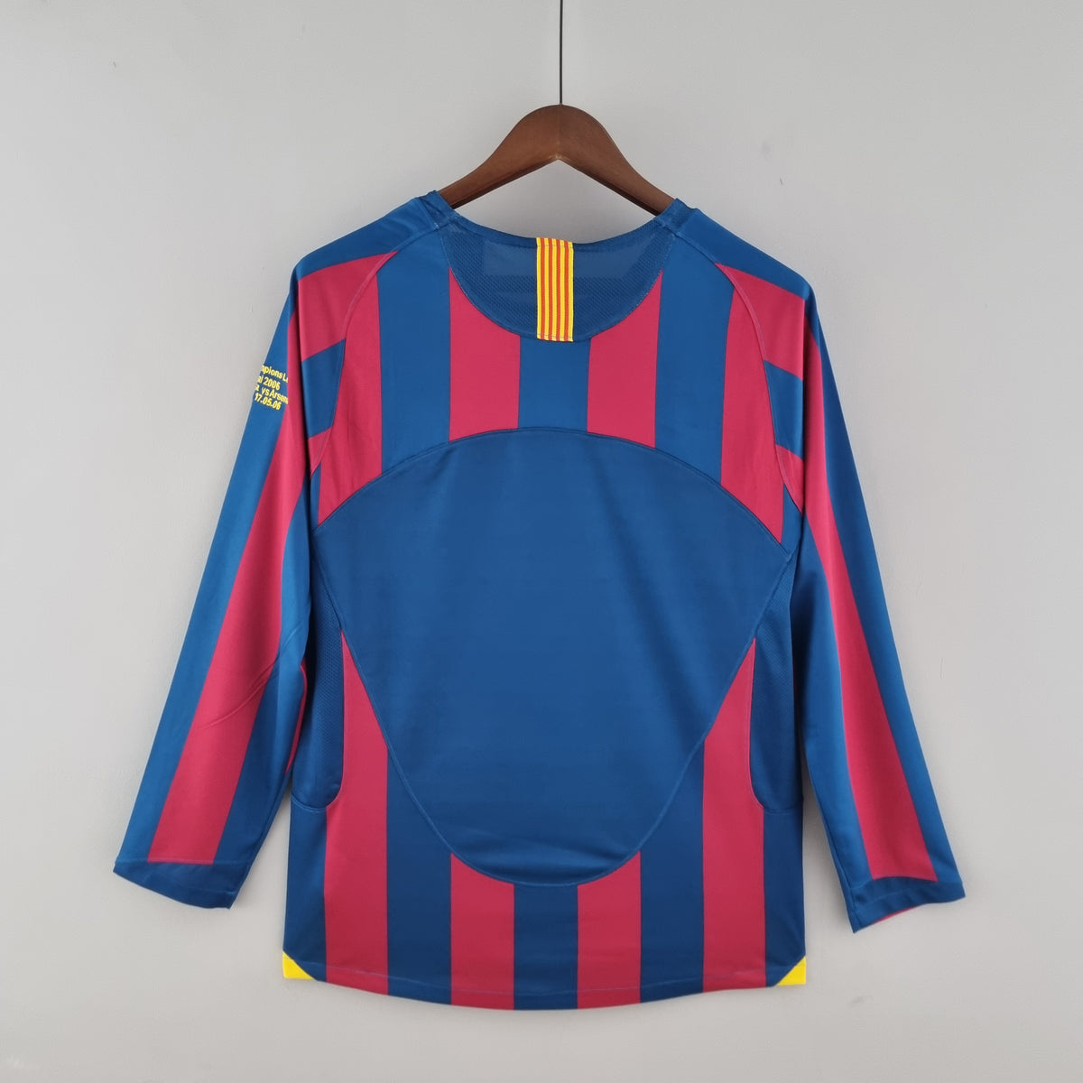 Camisa Manga Longa Barcelona I - 2005/06 Retrô