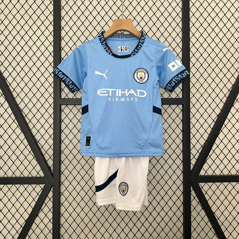 Kit Puma Manchester City I - 2024/25 Infantil