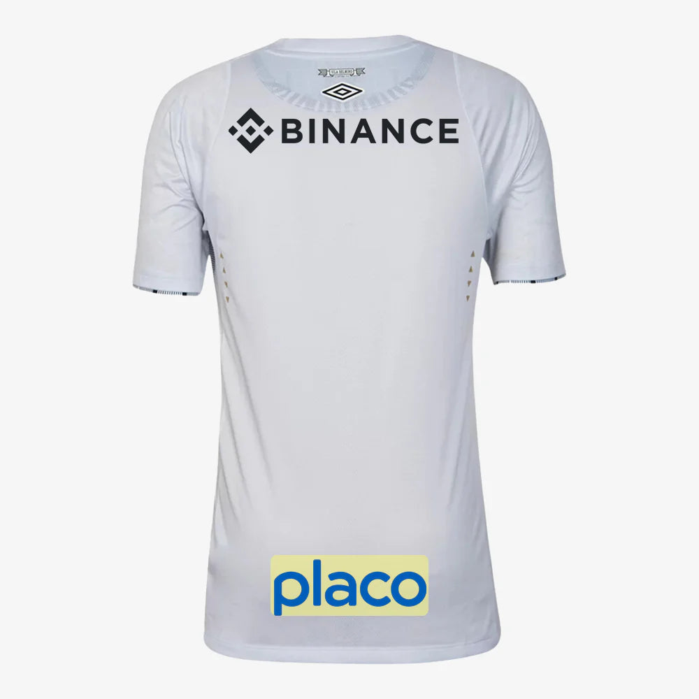 Camisa Com patrocínios Santos I - 2024/25 Branca