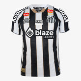 Camisa Com patrocínios Santos II - 2024/25 Branca e Preta