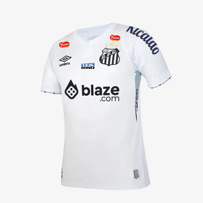 Camisa Com patrocínios Santos I - 2024/25 Branca