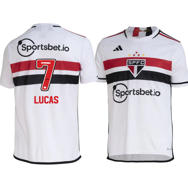 Camisa Adidas São Paulo I Masculina - 2023/24 - Lucas (7)