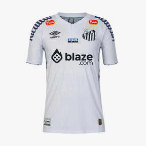 Camisa Com patrocínios Santos I - 2024/25 Branca
