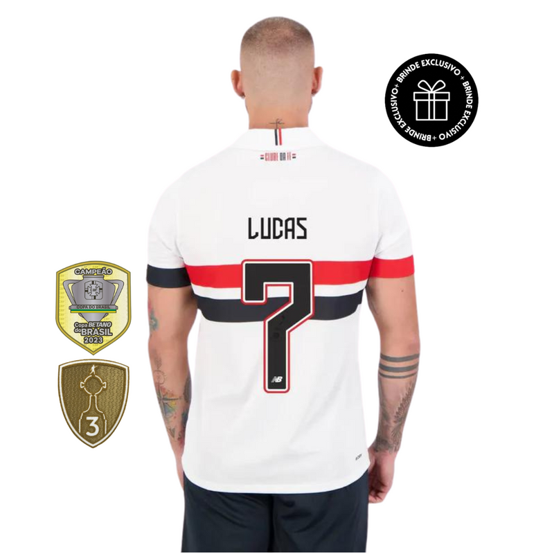 Camisa New Balance São Paulo I Masculina - 2024/25 - Lucas (7)