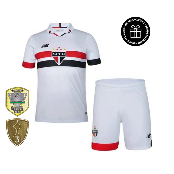 Kit New Balance São Paulo I - 2024/25 Infantil