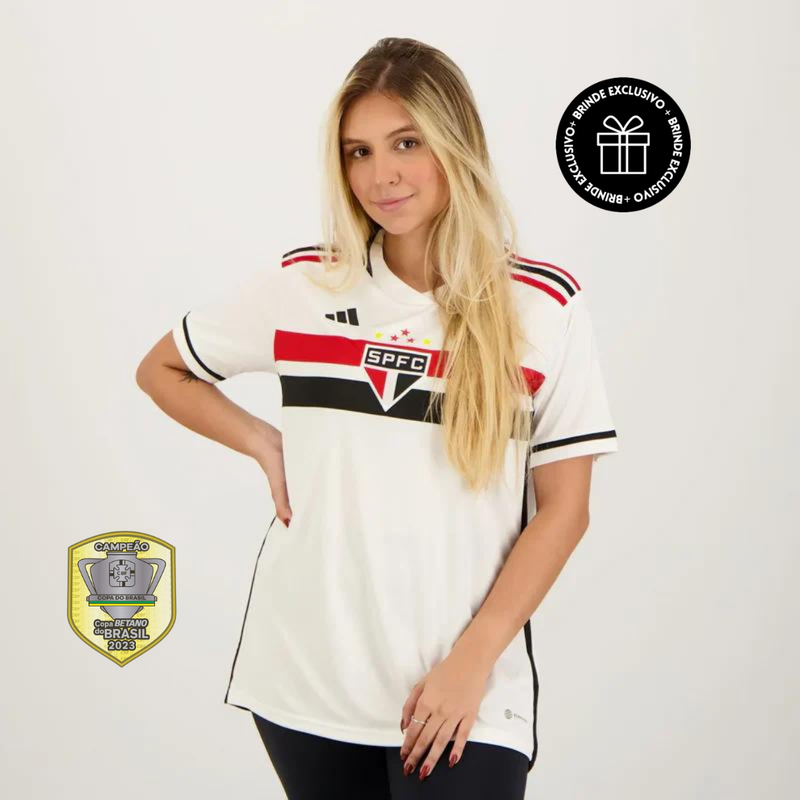 Camisa Adidas São Paulo I - 2023/24 Feminina