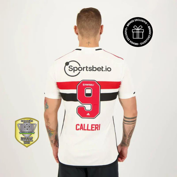 Camisa Adidas São Paulo I Masculina - 2023/24 - Calleri (9)