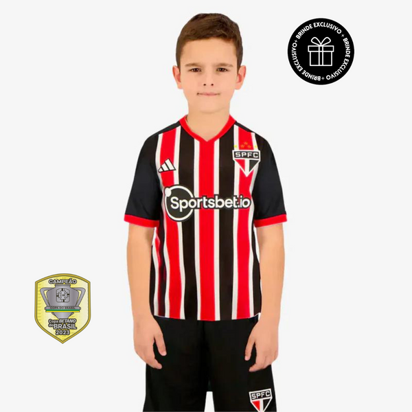 Kit Adidas São Paulo II - 2023/24 Infantil