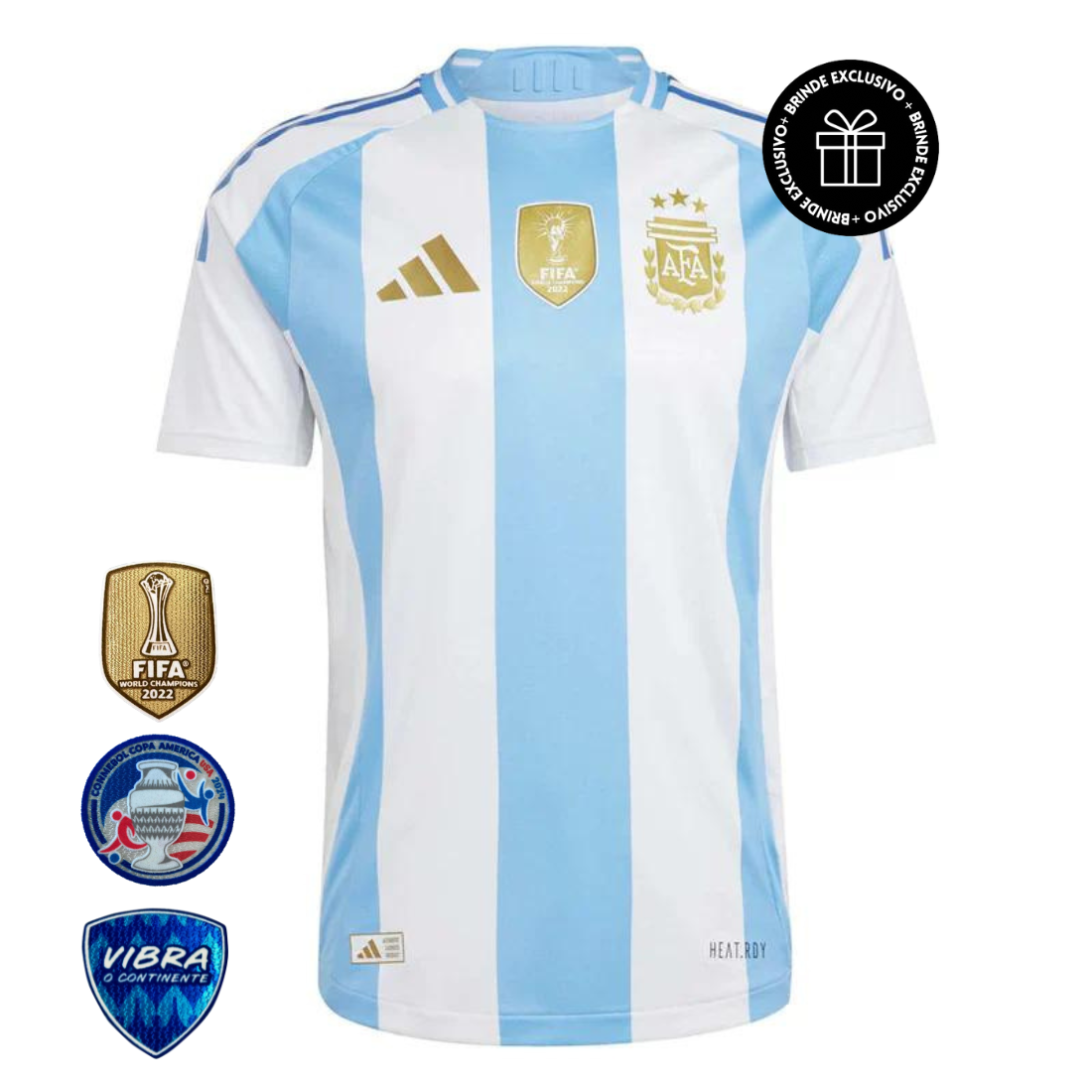 Camisa Argentina I - 2024/25 Azul e Branca