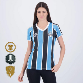 Camisa Feminina Grêmio I - 2024/25 Tricolor