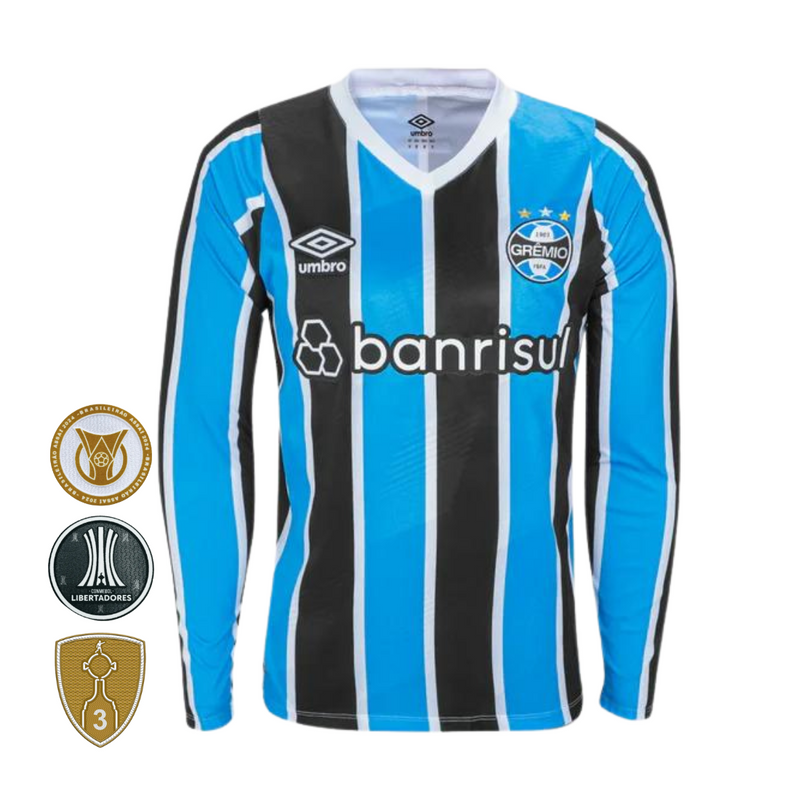 Camisa Umbro Grêmio I - 2024/25 Manga Longa