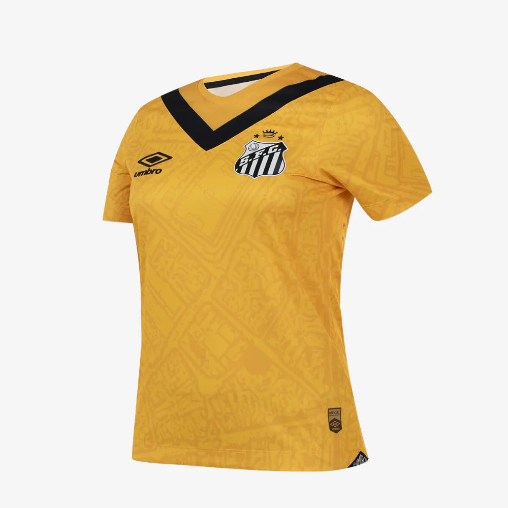 Camisa Feminina Santos III - 2024/25 Amarela