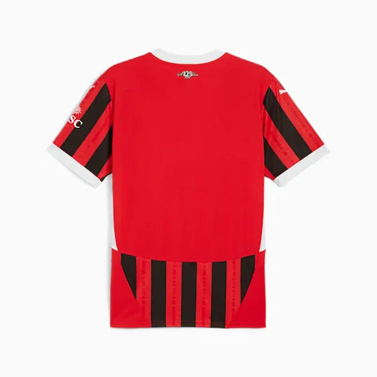Camisa Feminina Milan I - 2024/25 Vermelha e Preta
