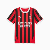 Camisa Feminina Milan I - 2024/25 Vermelha e Preta