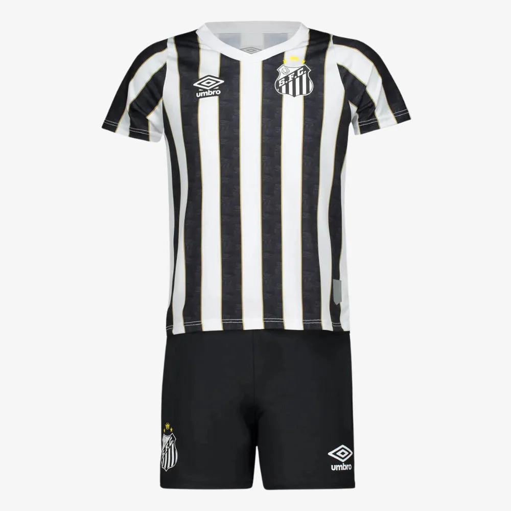 Kit Infantil Santos II - 2024/25 Branca e Preta