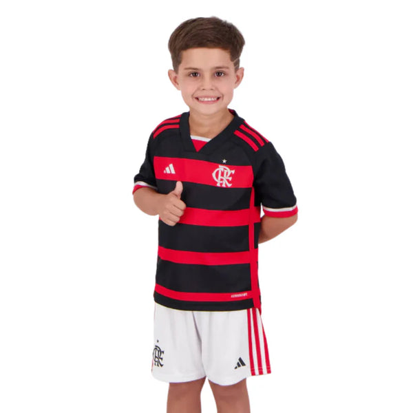 Kit Adidas Flamengo I - 2024/25 Infantil