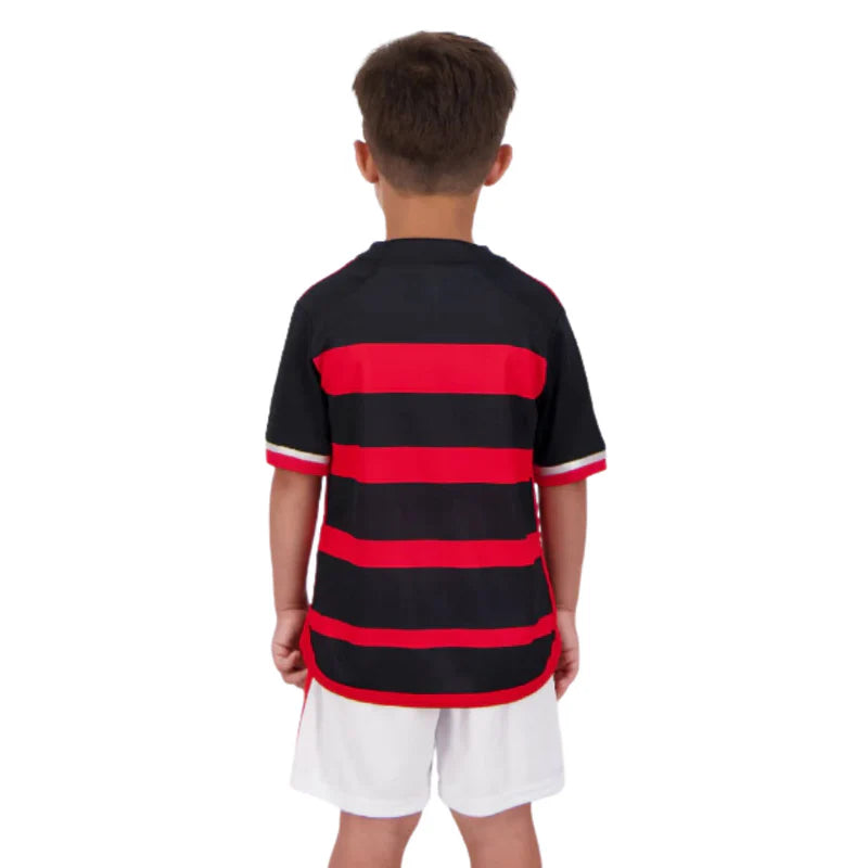 Kit Adidas Flamengo I - 2024/25 Infantil