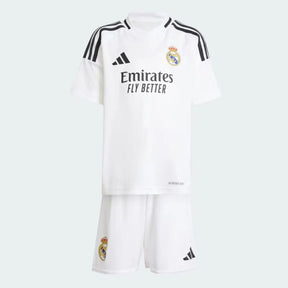 Kit Infantil Real Madrid I - 2024/25 Branca