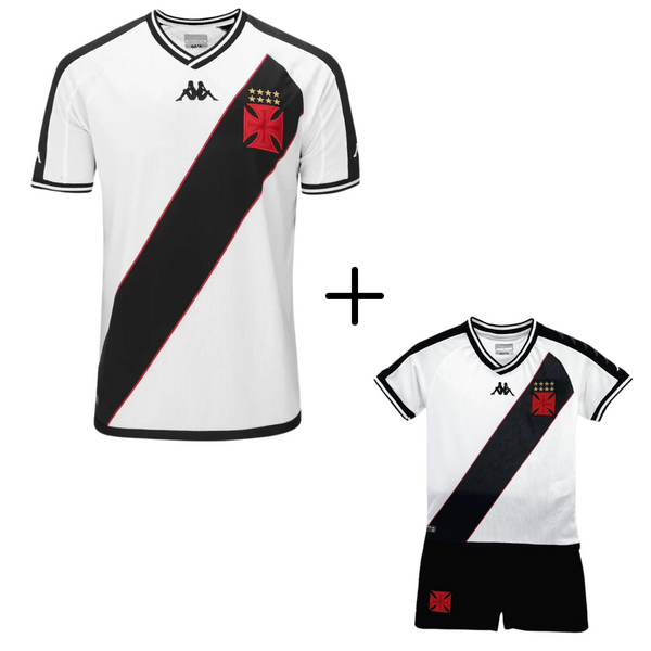 Kit Pai e Filho 2 Camisas Kappa Vasco II - 2024/25