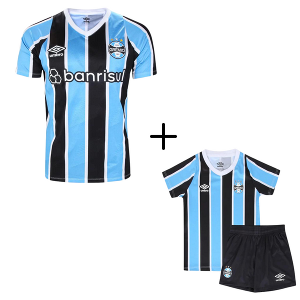 Kit Pai e Filho 2 Camisas Umbro Grêmio I - 2024/25