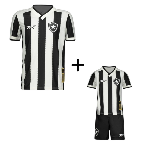 Kit Pai e Filho 2 Camisas Kappa Botafogo I - 2024/25